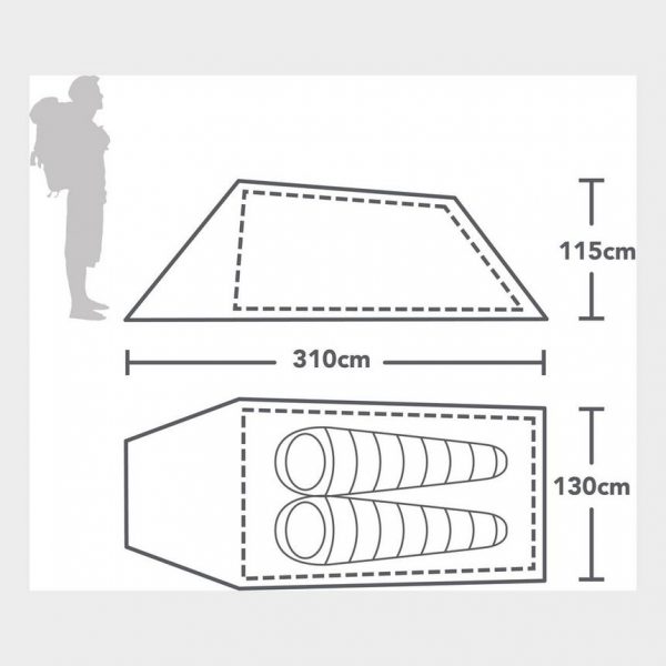 hyena 2 tunnel tent dimensions